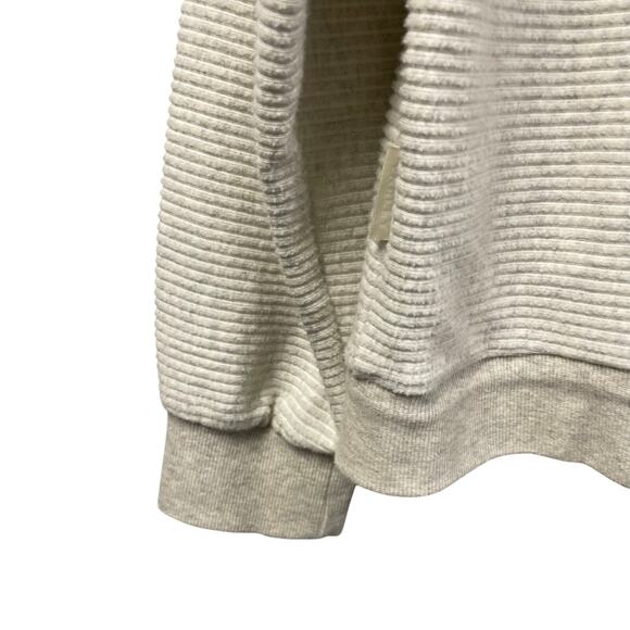 Varley Arleta Pullover Sweatshirt in Ivory Cloud Drawcord Hem Womens Medium - Picture 8 of 8